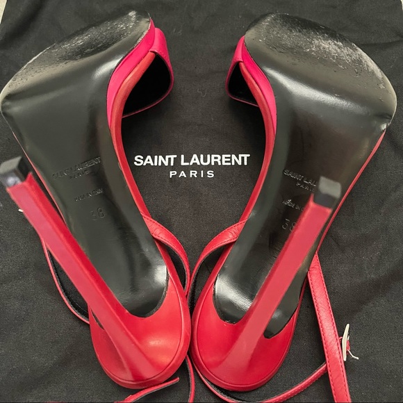 YSL Heels Pink and red 38 - Picture 9 of 10